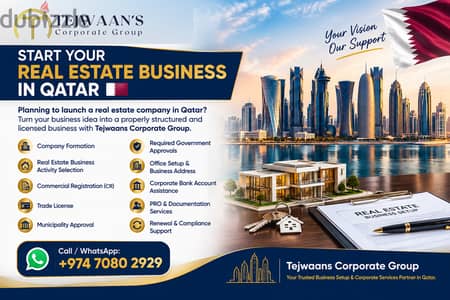 START YOUR REAL ESTATE BUSINESS IN QATAR