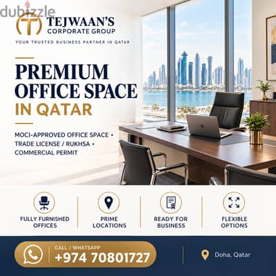 Premium Office Space in Qatar — Ready for Your Business!