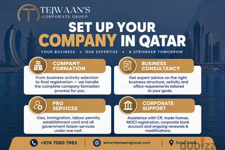 Set Up Your Company in Qatar with Confidence