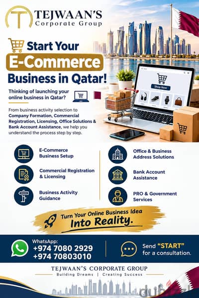 Start Your E-Commerce Business in Qatar