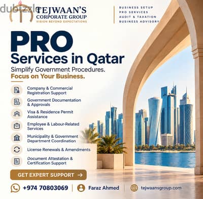 PRO Services in Qatar — Simplify the Process. Focus on Your Business.