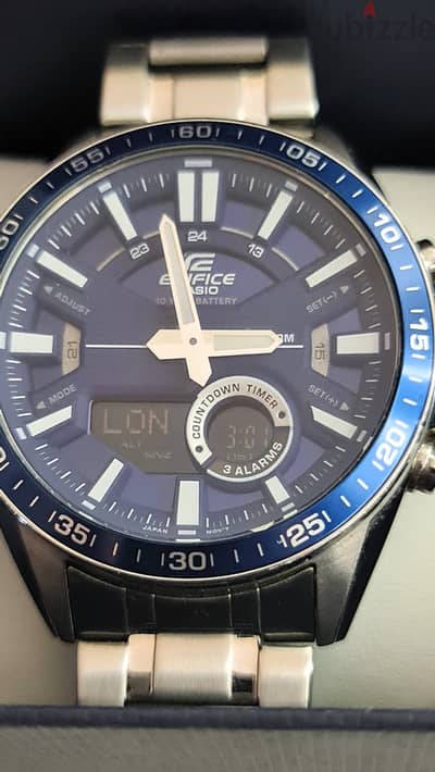 Casio Edifice, with 10 year life Battery
