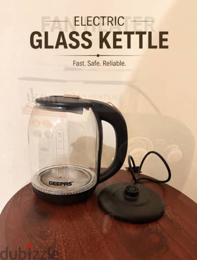 Geepas Electric Glass Kettle