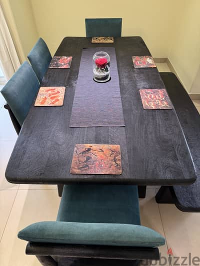 Bespoke Liwan "Midnight Forest Gathering Table" - Dining set