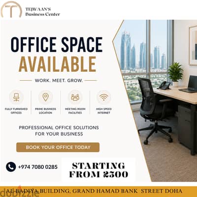 Fully Furnished offices for Rent