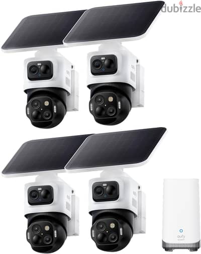 eufy Security eufyCam S4 4-Cam Kit, Solar Security Camera Wireless