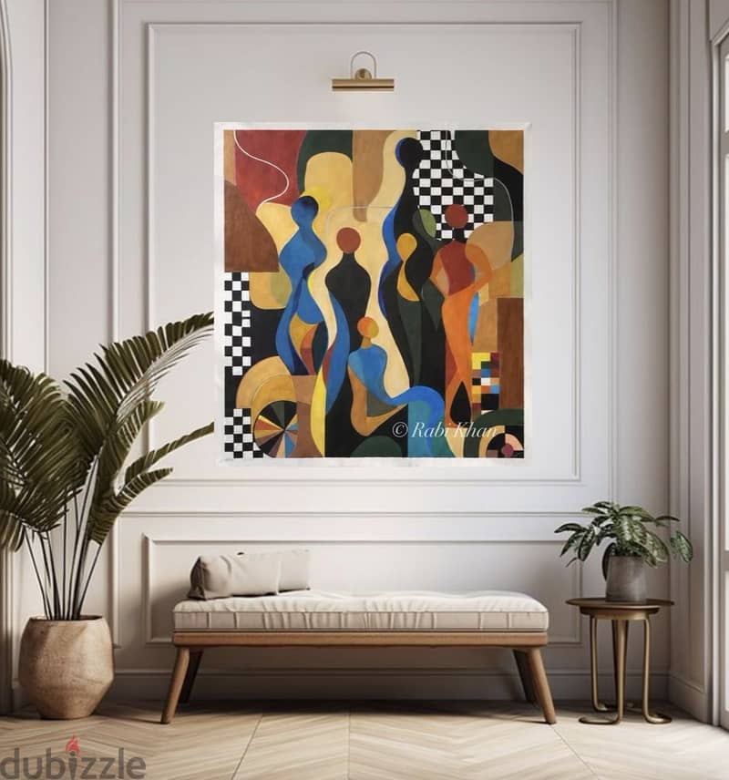 Modern art on canvas 1