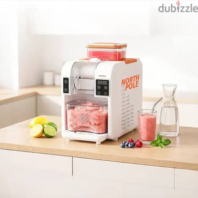 Porodo Lifestyle North Pole Ice Smoothie Machine - White / Orange
