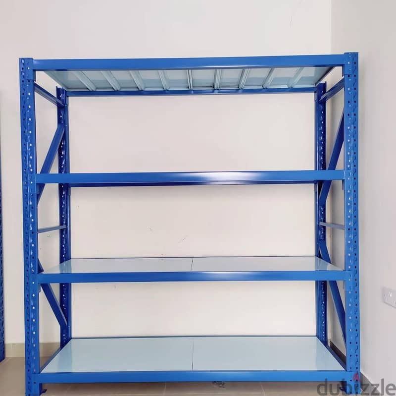 Slotted Angle Rack (Grey) Heavy duty rack, Shelves (rufuf) 5