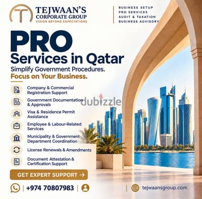PRO Services in Qatar — Simplify the Process. Focus on Your Business.
