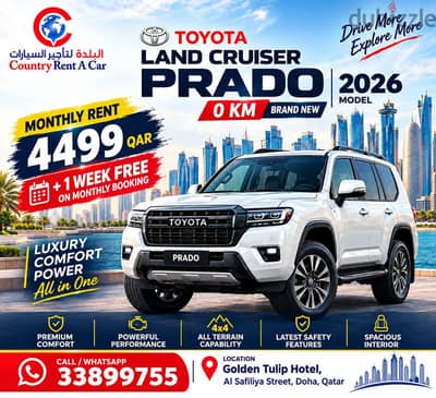 TOYOTA LAND CRUISER PRADO- 2026 MODEL