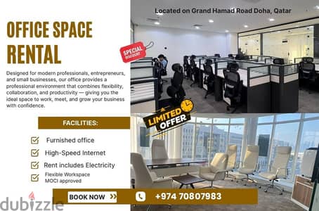 Premium Office Space for Rent in Doha, Qatar