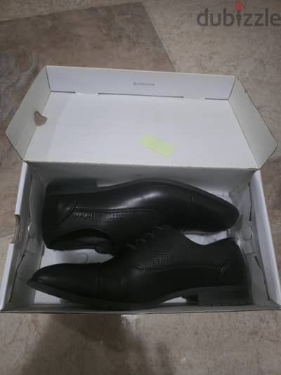 Milano men's formal black shoes (Size 42) Leather Formal