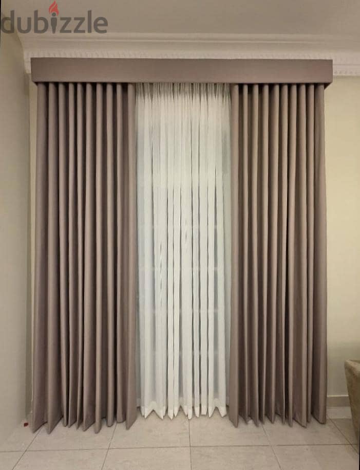 AL Naimi Curtains Shop → New Curtains And Blinds With Fixing Available 1