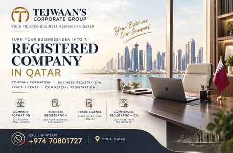 START YOUR BUSINESS IN QATAR — WE HANDLE THE SETUP.