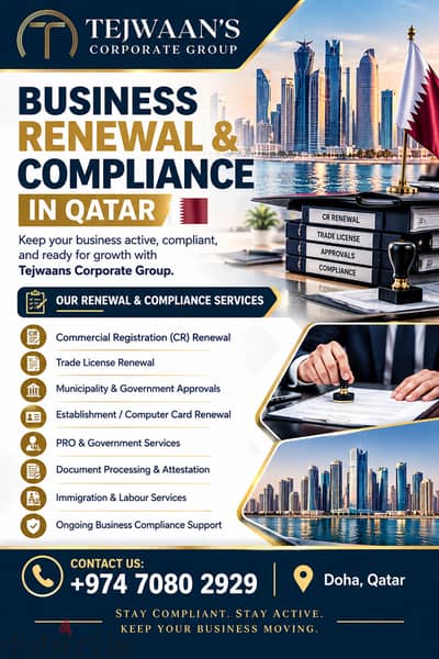 BUSINESS RENEWAL & COMPLIANCE IN QATAR
