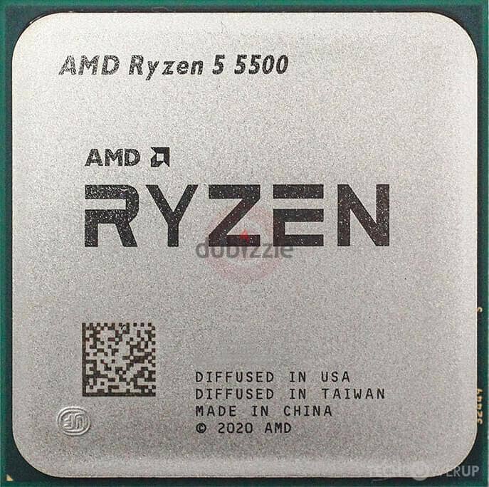 Ryzen 5 5500 CPU  ASUS B450M-DRAGON Motherboard + 32GB Ram 16x2 sticks 2