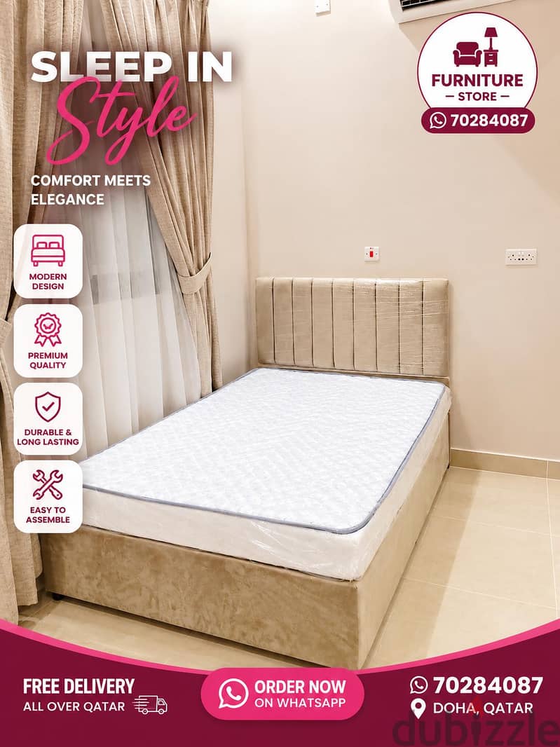 Single bed, Double bed mattress available 3