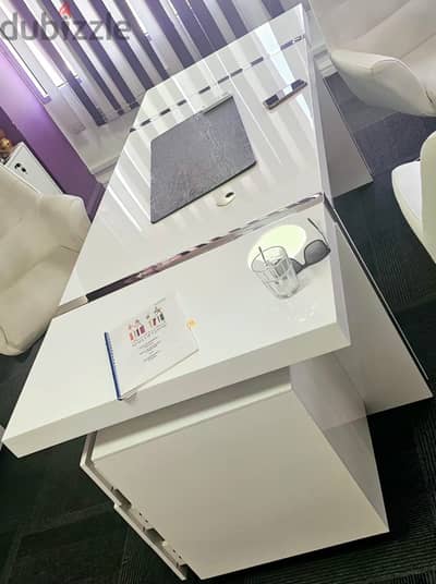 Modern White Office Desk