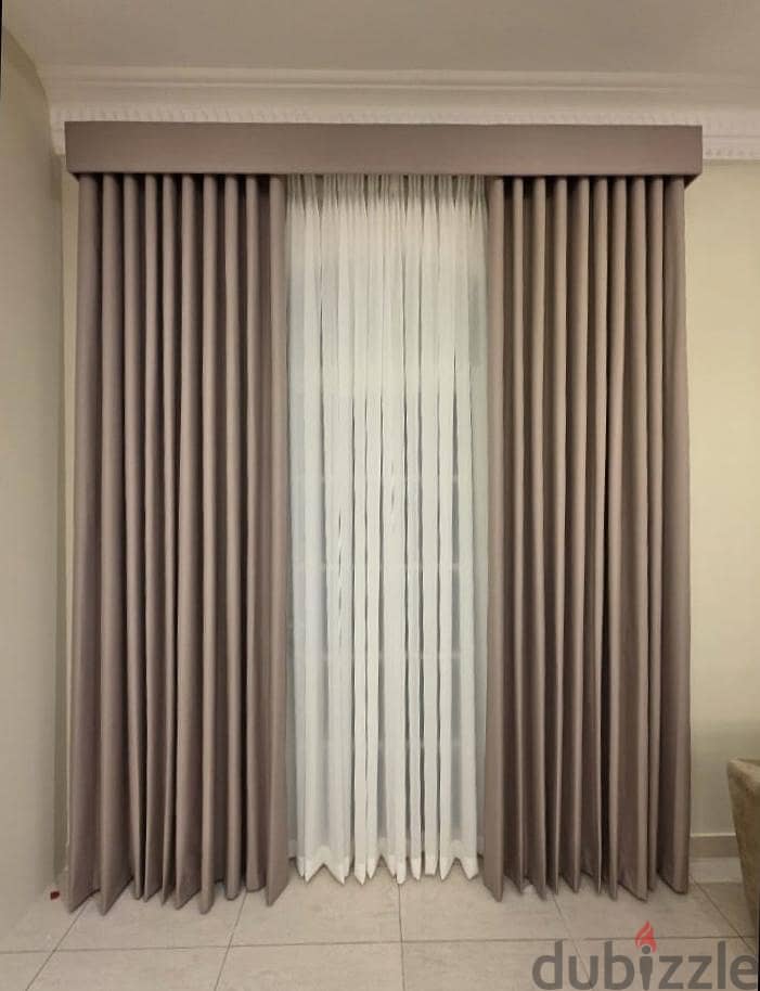 Curtains And Blinds Shop → New Curtains Making And Fixing Available 1