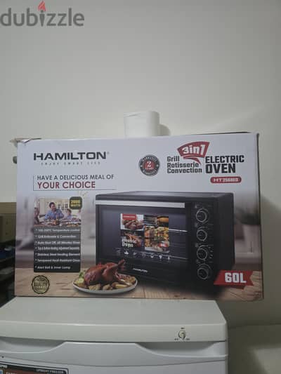 فرن كهربائي هاملتون – سعة ٦٠ لتر Hamilton Electric Oven – 60L Capacity