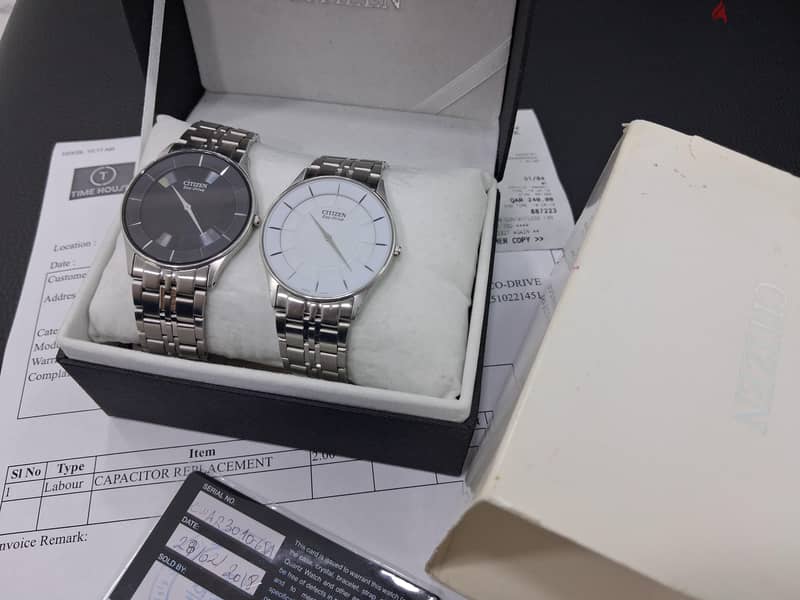 Citizen Eco-Drive 4mm 3AMT Sapphire Glass Made in Japan 6