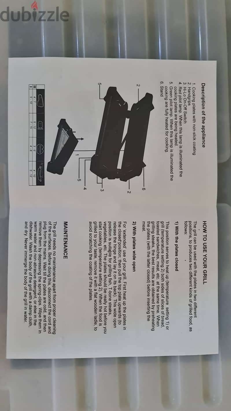 Electric Table Grill 6