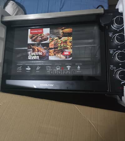 فرن كهربائي هاملتون – سعة ٦٠ لتر Hamilton Electric Oven – 60L Capacity