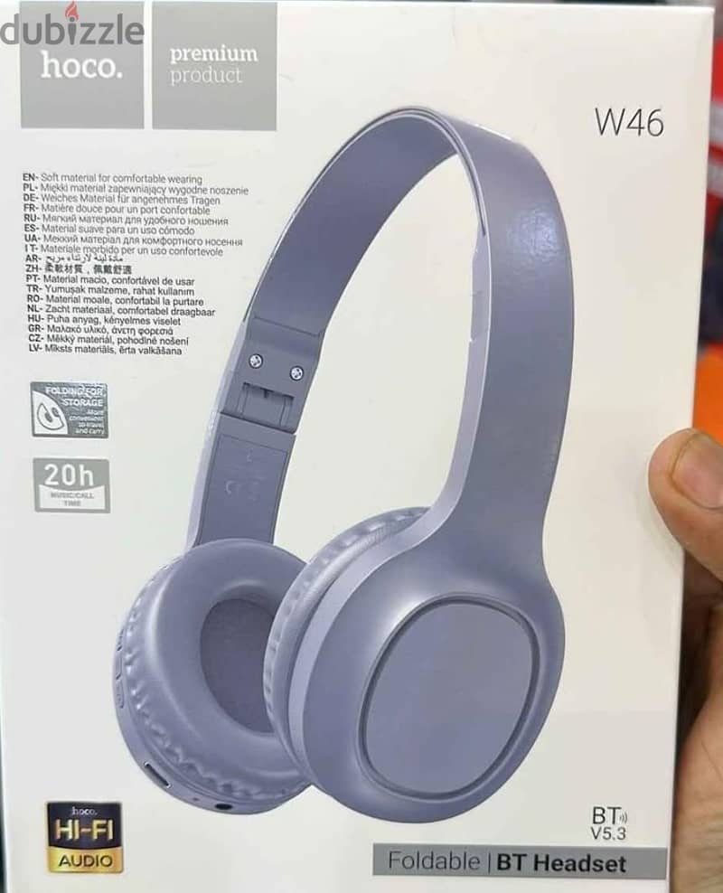 Hoco. W46 wireless headphones 4