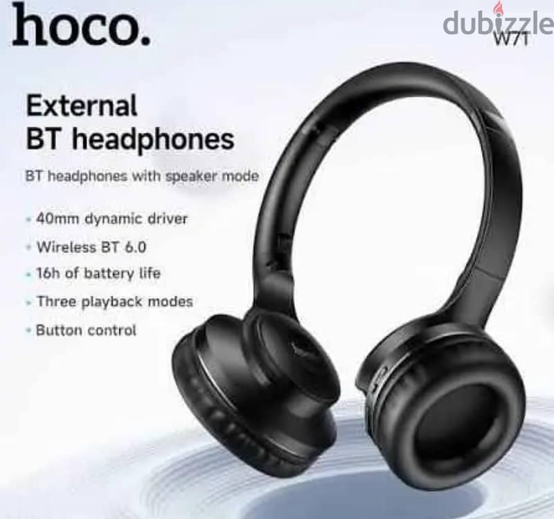 Hoco. W71 Wireless Headphones 1