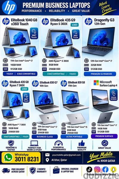 Hp, Microsoft surface laptop 4