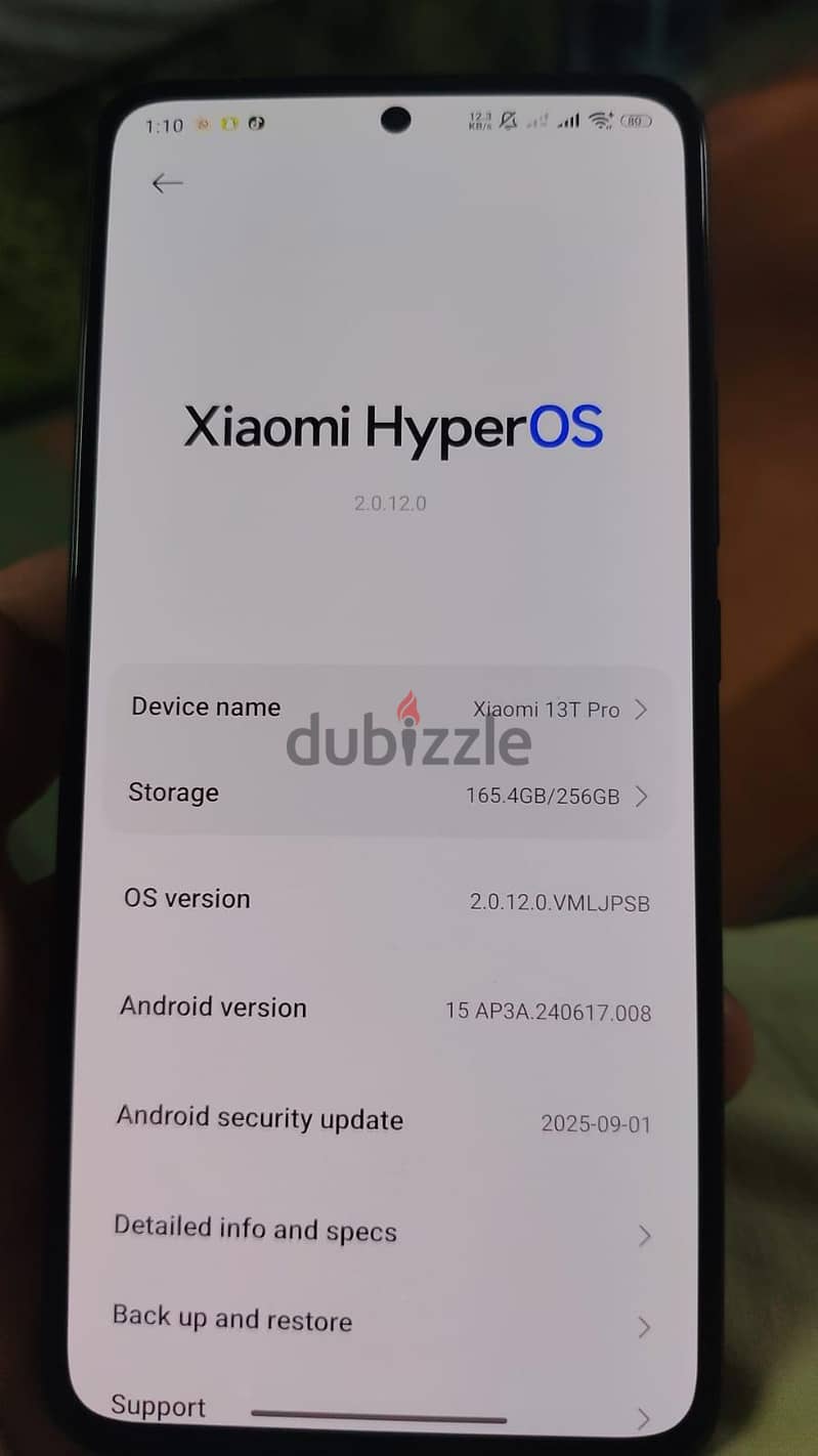 Xiaomi 13T Pro 10/10 12+4/256GB Dual Physical Sim and ESim Supported 7
