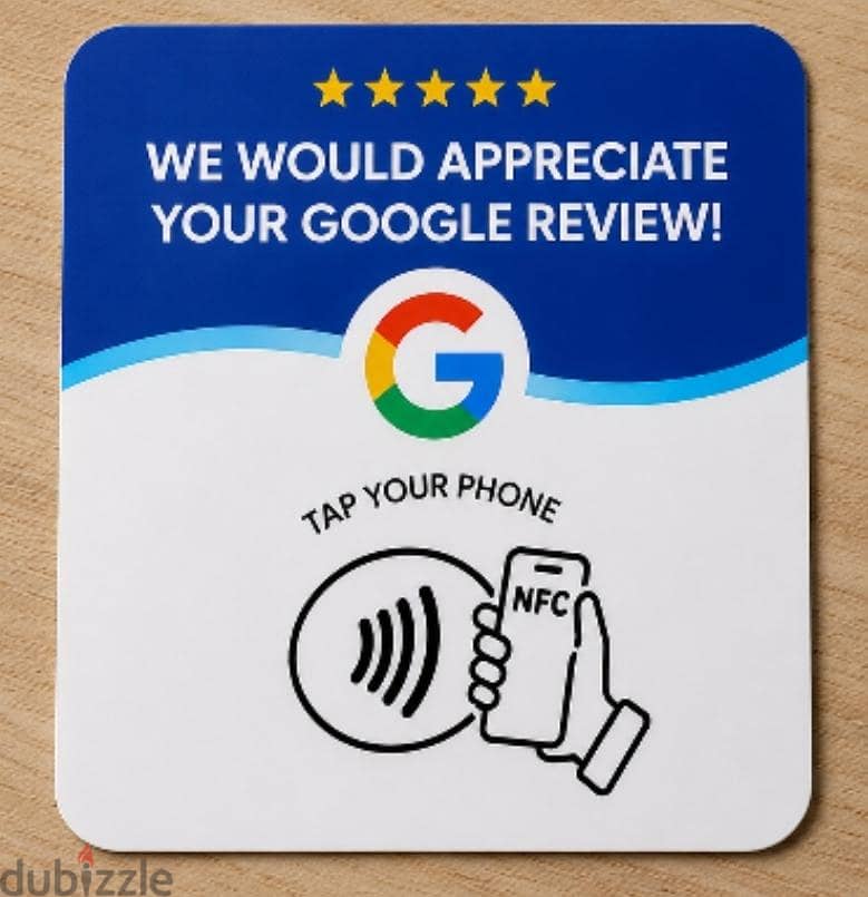Google Review Card NFC 1