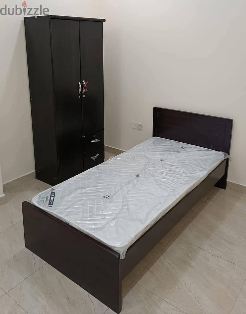 New single bed and mattress and double bed selling 5