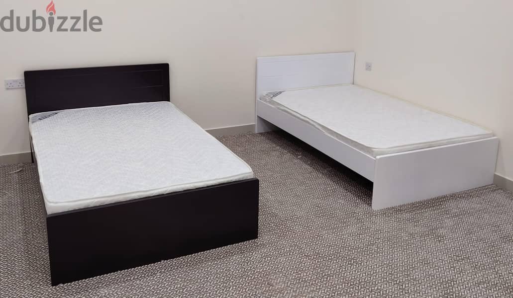 New single bed and mattress and double bed selling 8