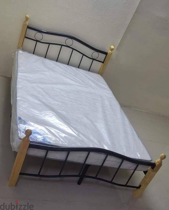 New single bed and mattress and double bed selling 9