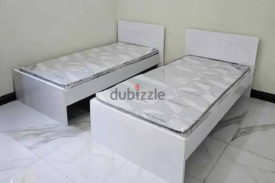 New single bed and mattress and double bed selling 13