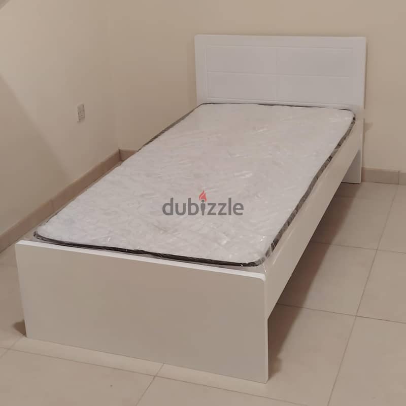 New single bed and mattress and double bed selling 16