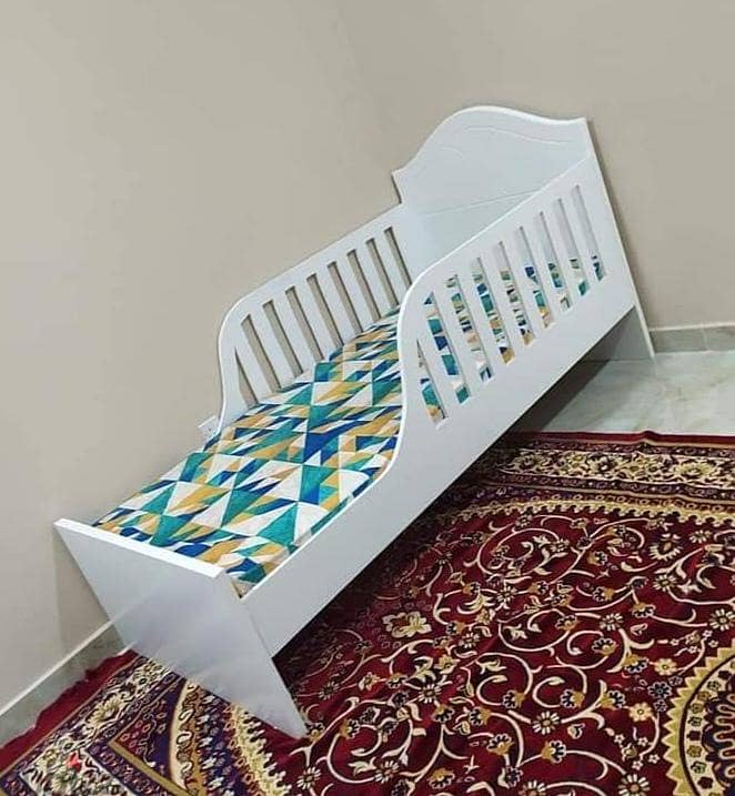 Single bed and small cupboard selling new. 2