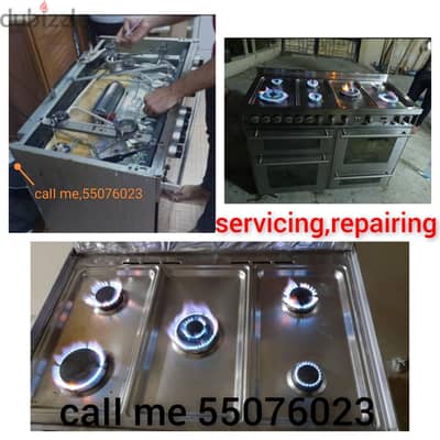 Gas cooker service