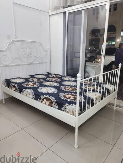 Queen size bed with mattress for sale
