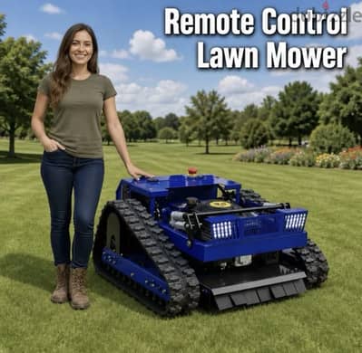 Remote Controlled Tracked Lawn Mower