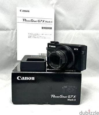 Canon PowerShot G7 X Mark II 20.1MP Compact Camera - Black