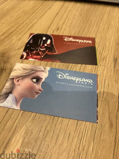 Disney Disneyland Paris Adult Tickets x 2