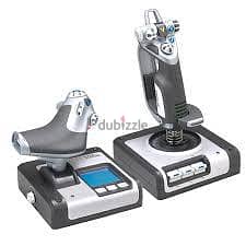 Logitech X52 HOTAS flight yoke system