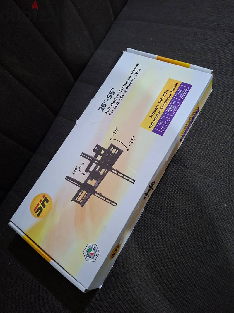 Tv wall mount - 26" - 55" ( open box ) never used 2