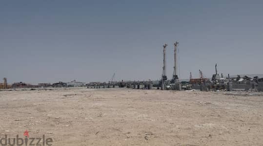 3000 sqm open yard storage facility available for rent.