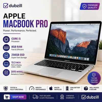 Macbook pro core i5 8gb ram 256gb ssd