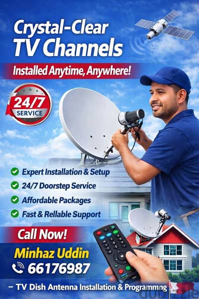 Satellite dish WiFi cctv