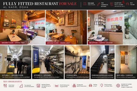 Fully equiped restaurant for sale